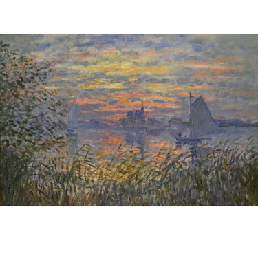 Famous Boat Sunset Canvas
